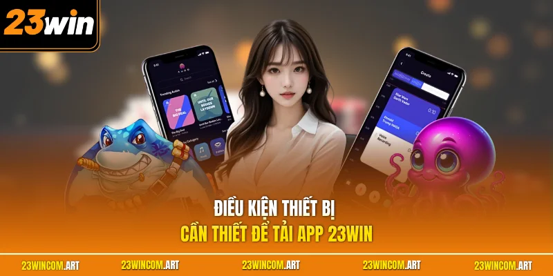 Điều kiện thiết bị cần thiết để tải app 23WIN 