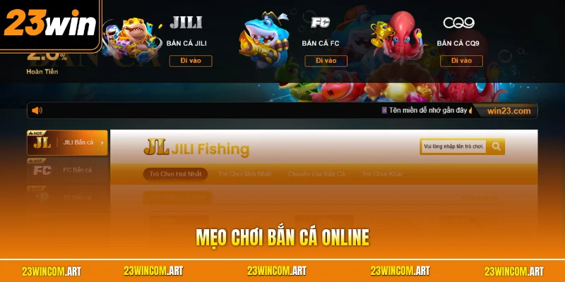 Mẹo chơi bắn cá online